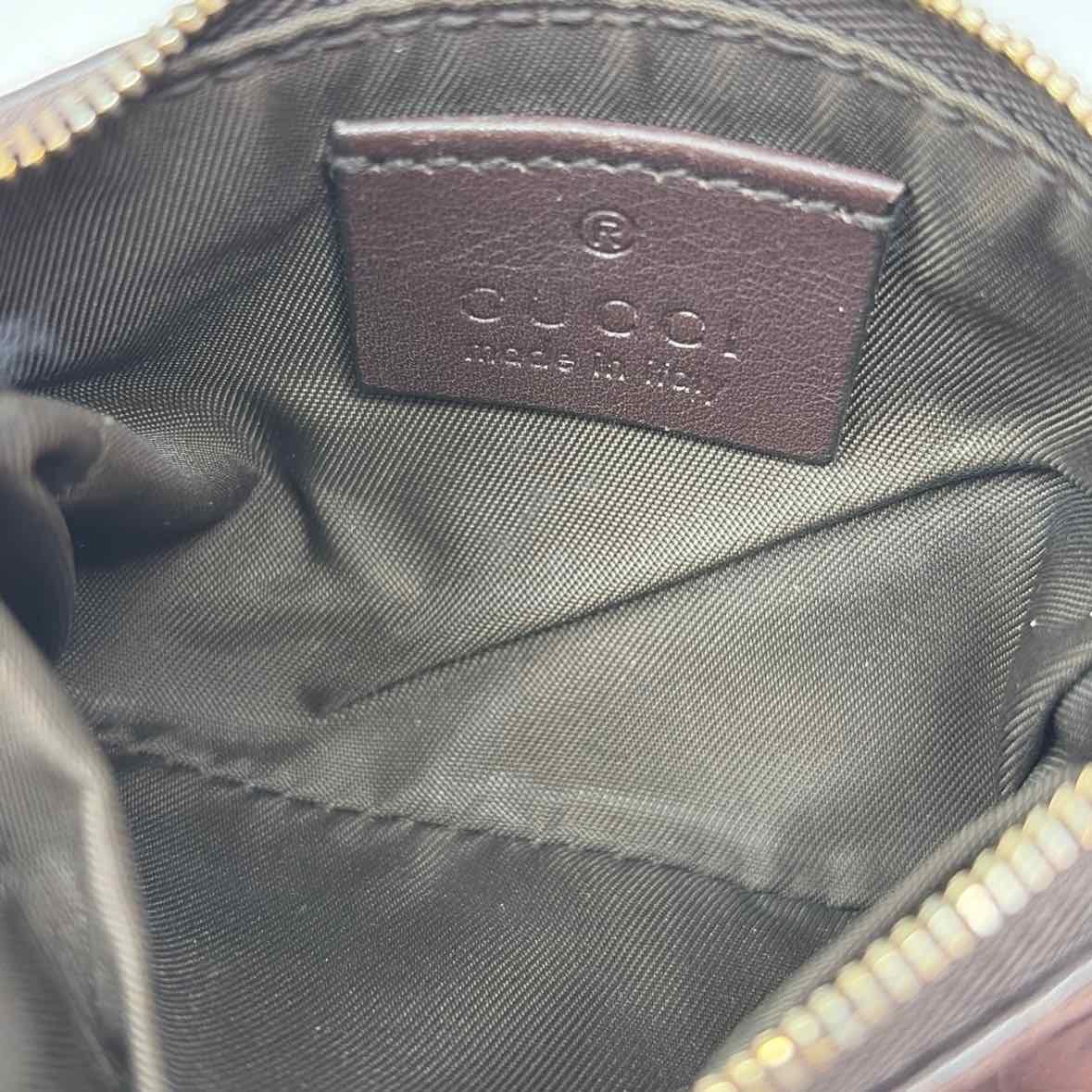 Pre-Owned Gucci Brown Leather Designer Handbag