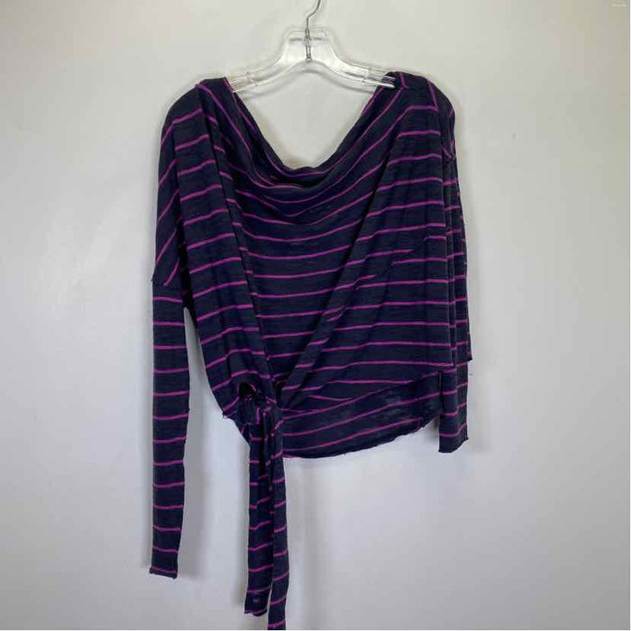 Pre-Owned Size M Free People Purple Stripe Sweater