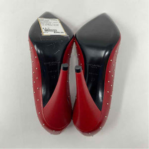 Pre-Owned Saint Laurent Red Leather Shoe Size 6.5 Designer Shoes