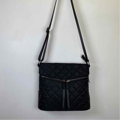 Boutique Black Nylon Handbag