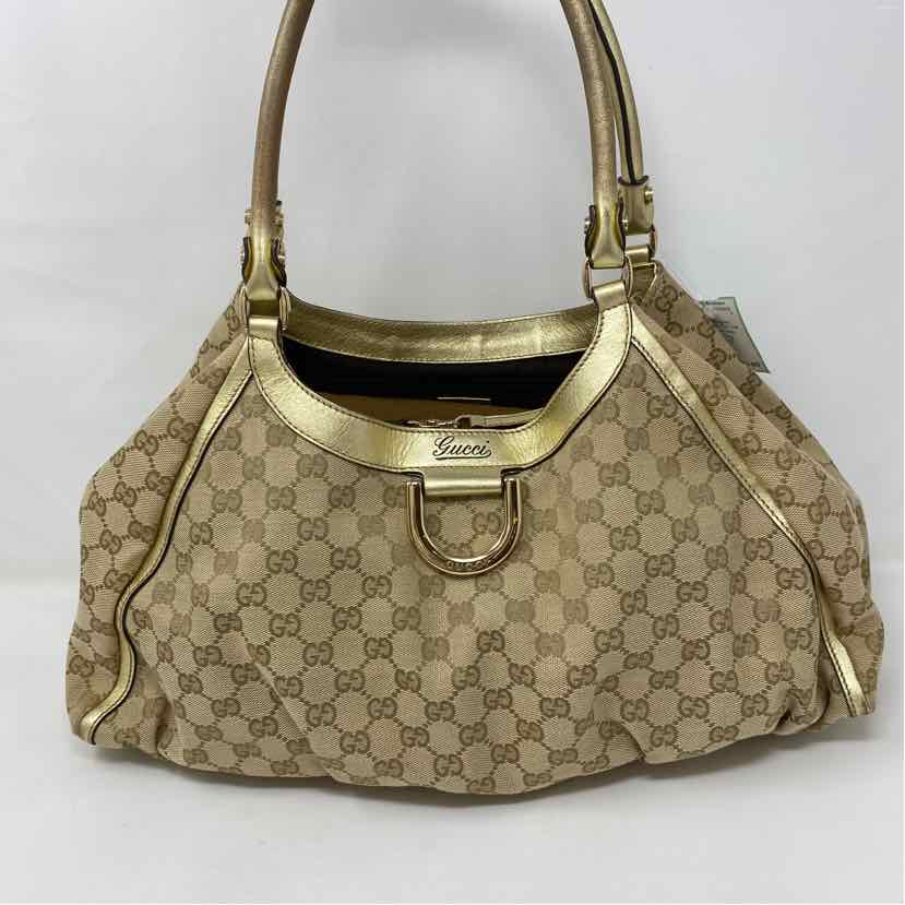 Pre-Owned Gucci Monogram Canvas Designer Handbag