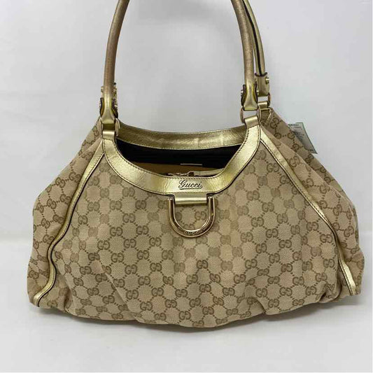 Pre-Owned Gucci Monogram Canvas Designer Handbag