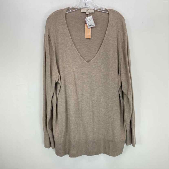 Pre-Owned Size 3X LOFT Taupe Sweater