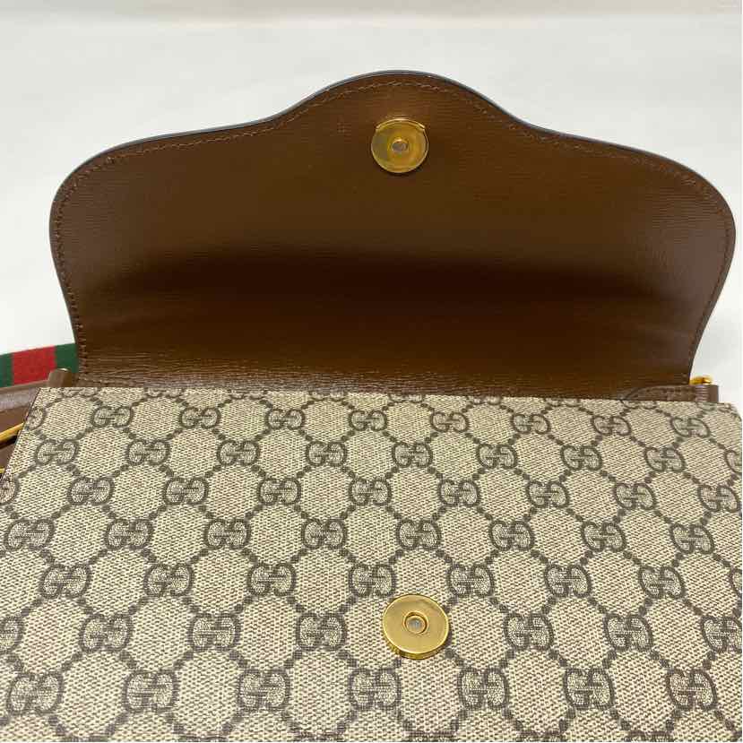 Pre-Owned Gucci Monogram Canvas Designer Handbag