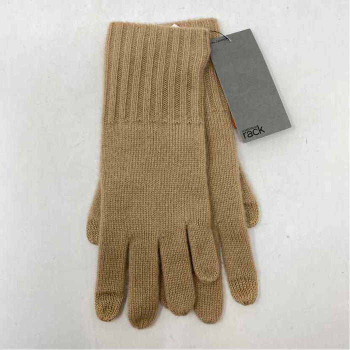 Pre-Owned Boutique Tan Cashmere Gloves