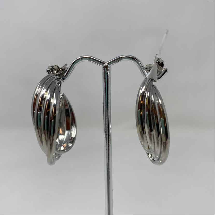Silver Metal Earrings
