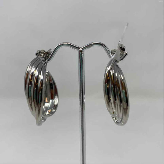 Silver Metal Earrings