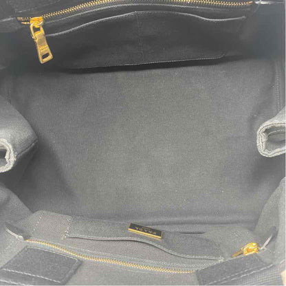 Pre-Owned Prada Black Canvas Designer Handbag