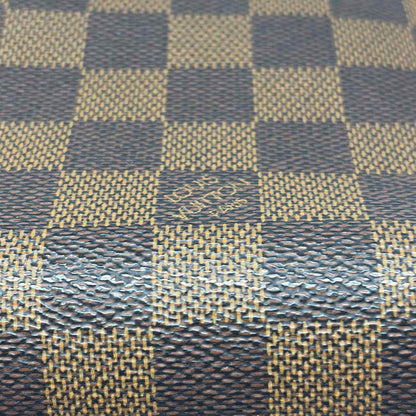 Pre-Owned Louis Vuitton Damier Eben Canvas Designer Wallet