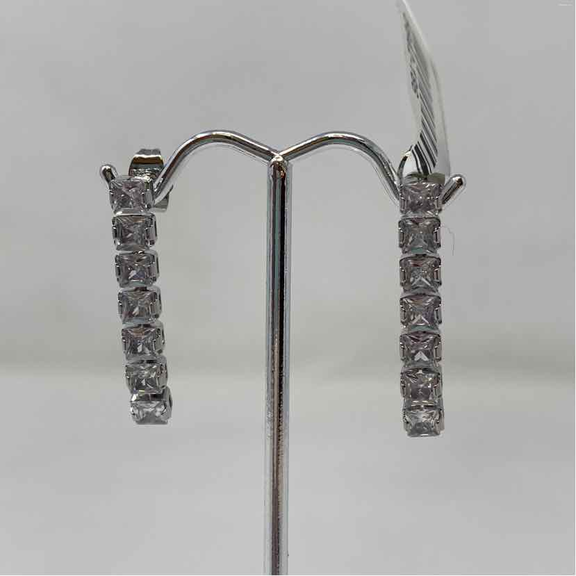 Silver Metal Earrings