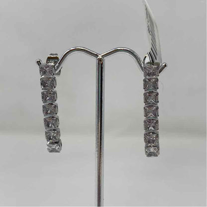 Silver Metal Earrings