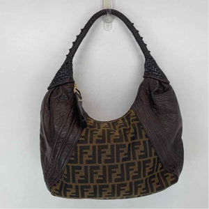 Pre-Owned Fendi Monogram Canvas Designer Handbag