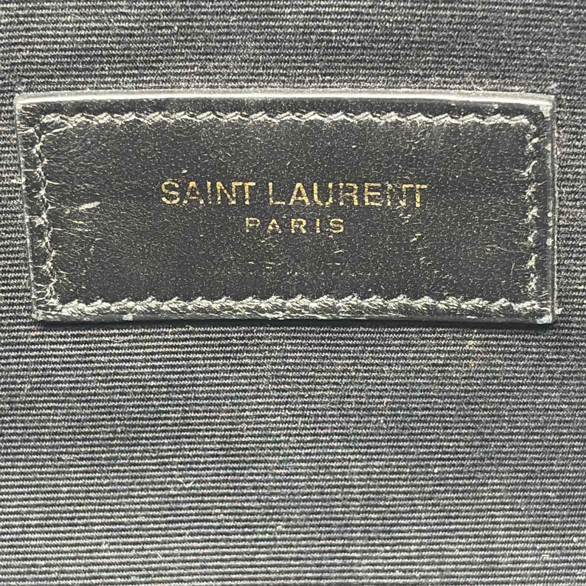 Pre-Owned Saint Laurent Black Leather Designer Handbag