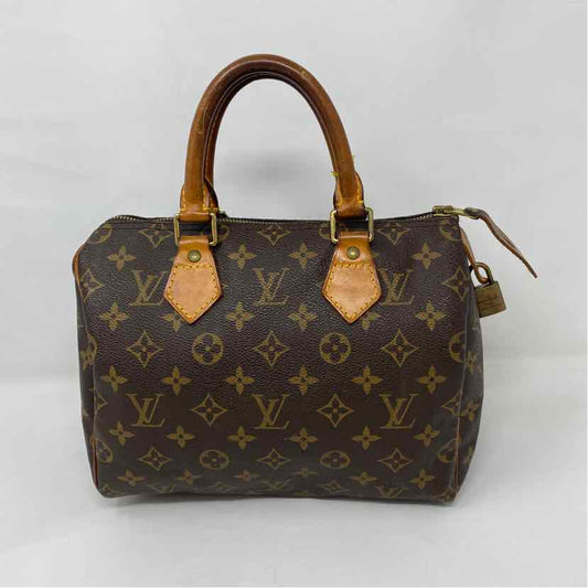 Pre-Owned Louis Vuitton Brown Canvas Designer Handbag
