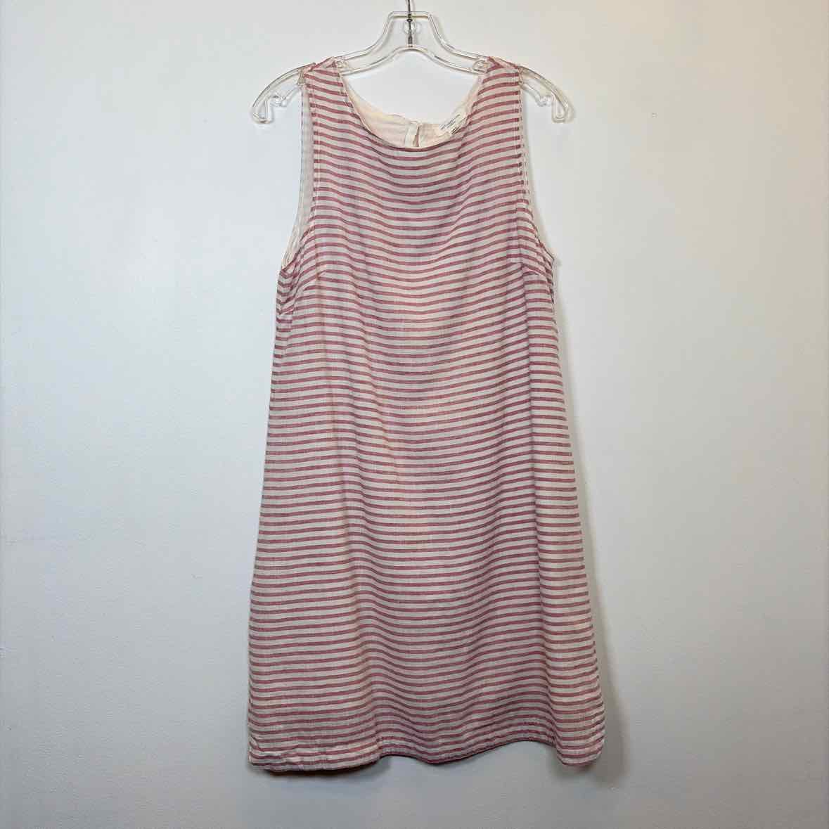 Pre-Owned Size M BeachLunchLounge Pink Stripe Casual Dress