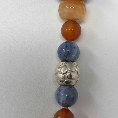Pre-Owned Boutique Blue Multi Stones Necklace