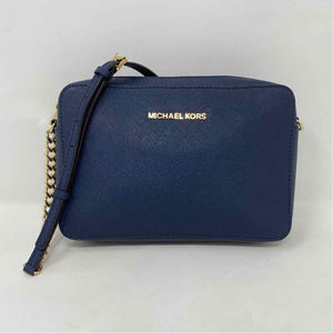 Pre-Owned MK Michael Kors Blue Leather Handbag