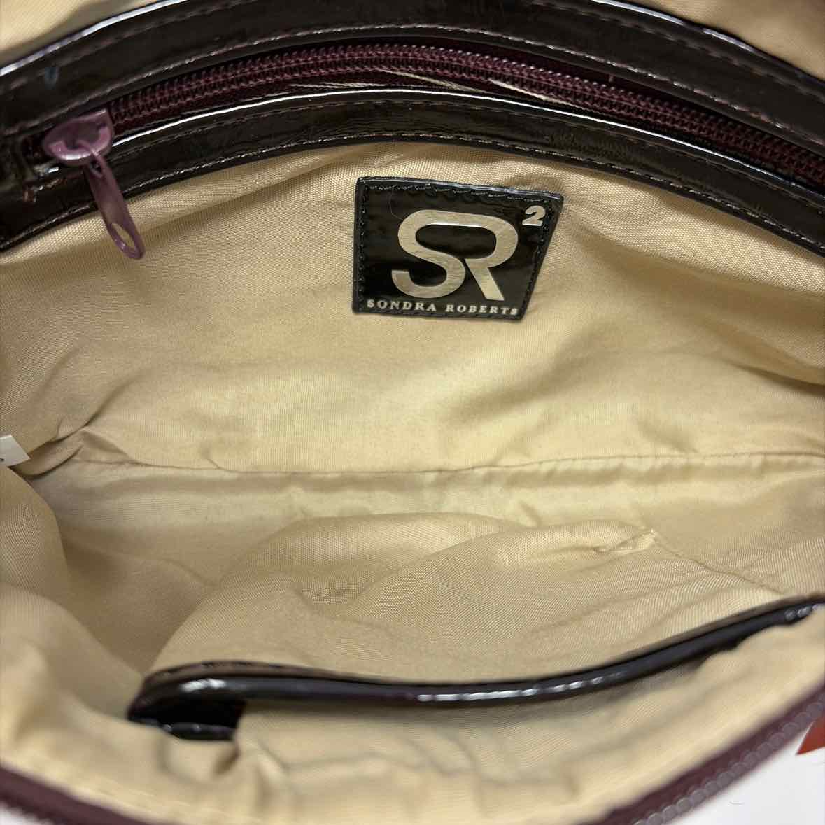 Pre-Owned Sondra Roberts Burgundy Leather Handbag