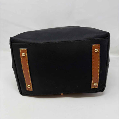 Pre-Owned Dooney & Bourke Black/Brown Nylon Handbag