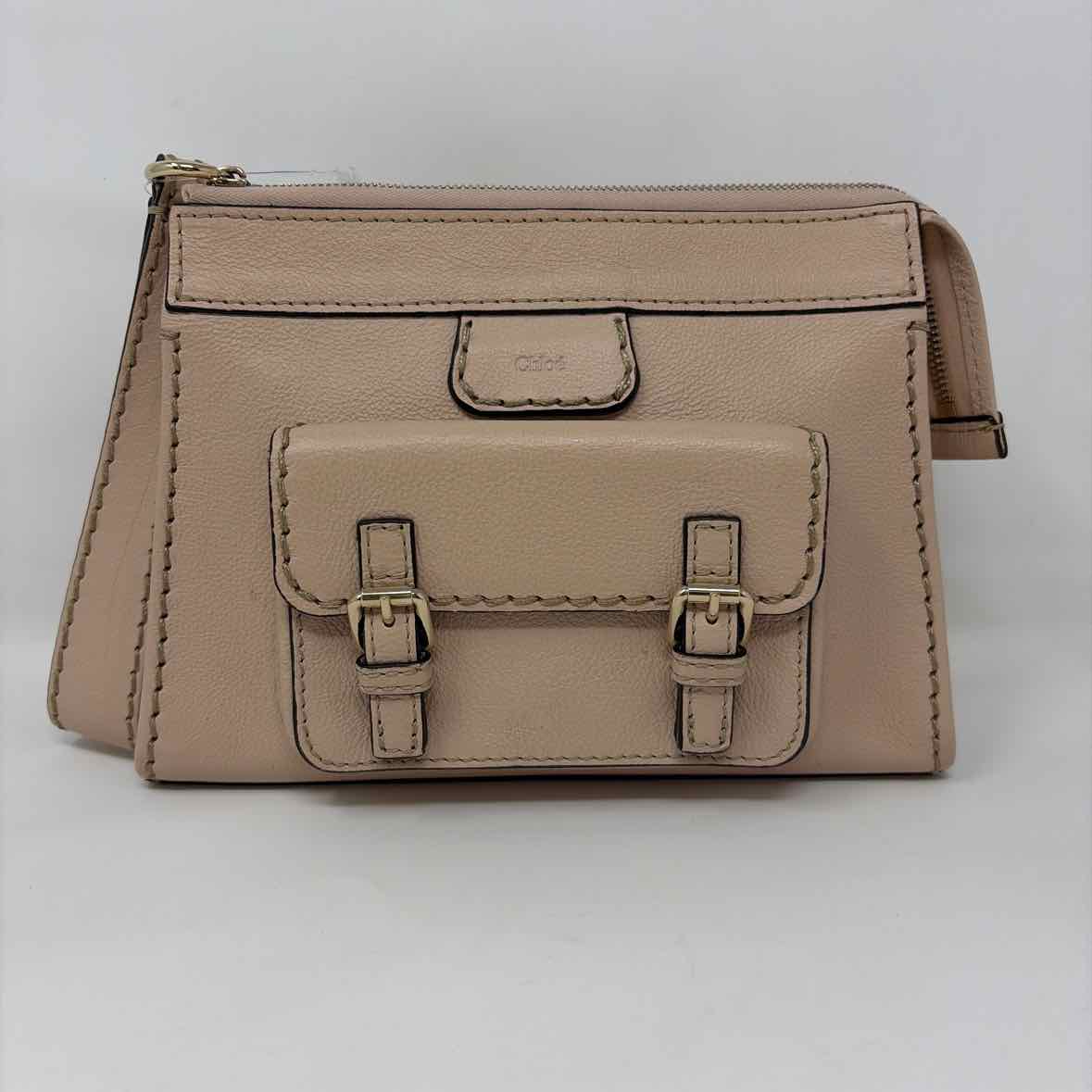 Pre-Owned Chloe Beige Leather Designer Handbag
