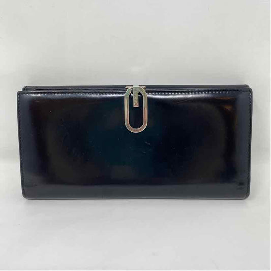 Pre-Owned Gucci Black Leather Designer Wallet