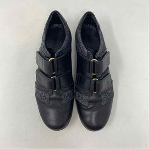 Pre-Owned Gucci Black Leather Shoe Size 6 Designer Shoes