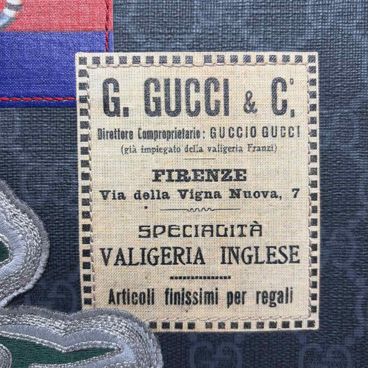 Pre-Owned Gucci Black Canvas Designer Handbag