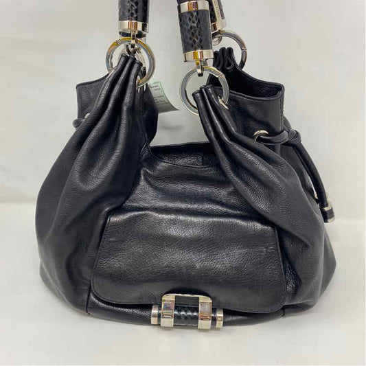 Pre-Owned Michael Kors Black Leather Handbag