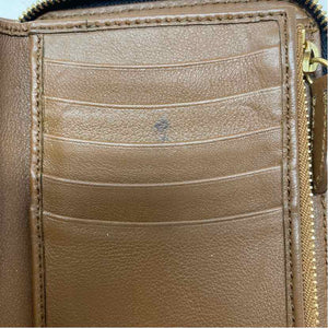 Pre-Owned Burberry Cognac Canvas Designer Wallet