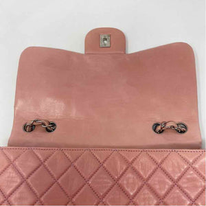 Pre-Owned Chanel Pink Lambskin Designer Handbag