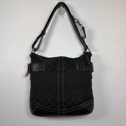 Pre-Owned Coach Black Fabric Handbag