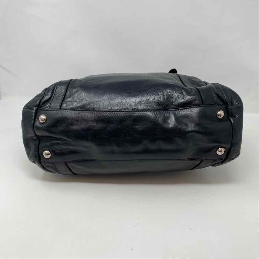 Pre-Owned Prada Black Leather Designer Handbag