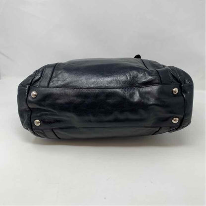 Pre-Owned Prada Black Leather Designer Handbag