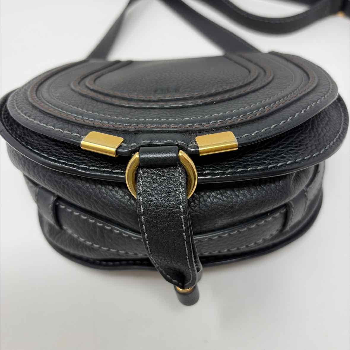 Pre-Owned Chloe Black Leather Designer Handbag