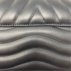 Louis Vuitton Black Leather Designer Handbag