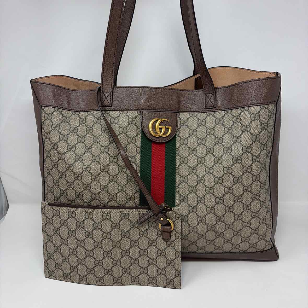 Pre-Owned Gucci Monogram Canvas Designer Handbag