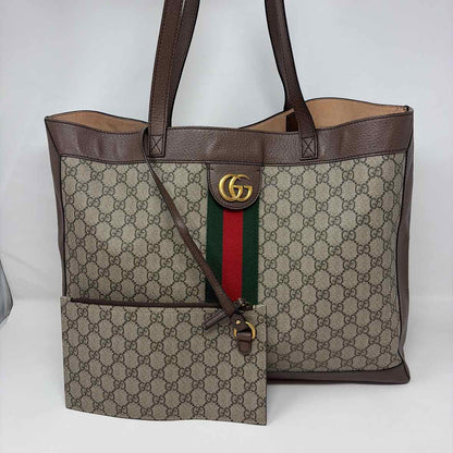 Pre-Owned Gucci Monogram Canvas Designer Handbag