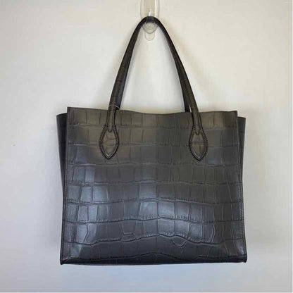 Pre-Owned Furla Grey Leather Handbag