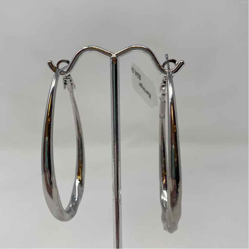 Silver Metal Earrings