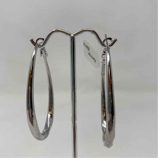 Silver Metal Earrings