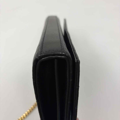 Pre-Owned Saint Laurent Black Leather Designer Handbag