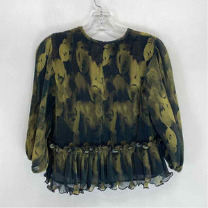 Pre-Owned Size XS/S Ganni Black W/ Green Top