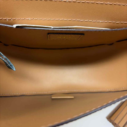 Pre-Owned Ralph Lauren Cream Coated Canvas Handbag