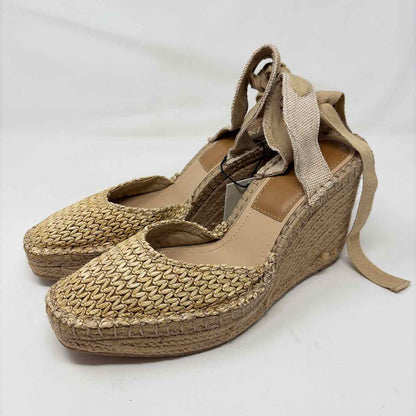 Pre-Owned Shoe Size 10.5 ZARA Tan Wedge