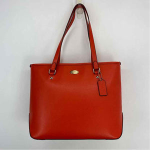 Pre-Owned Coach Red Leather Handbag