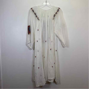Pre-Owned Size M Johnny Was White Casual Dress