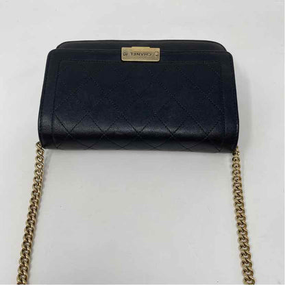 Pre-Owned Chanel Black Leather Designer Handbag