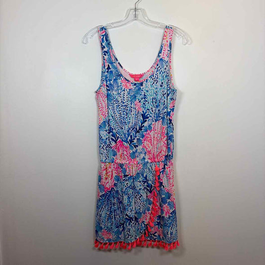 Pre-Owned Size S Lilly Pulitzer Blue Multi Casual Dress