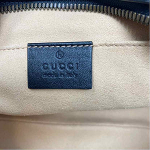 Pre-Owned Gucci Black Leather Designer Handbag