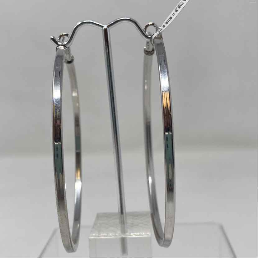Silver Metal Earrings